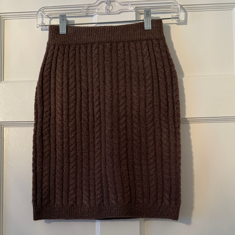 Express Sweater Knit Skirt NWT